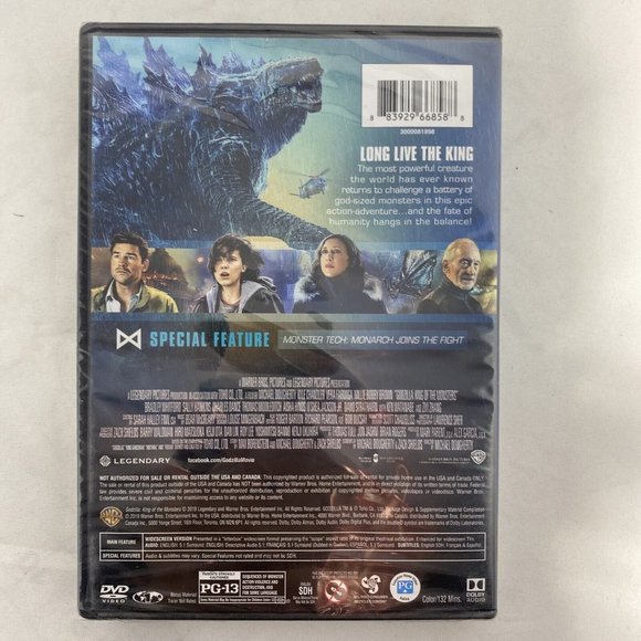 NEW Godzilla: King Of The Monsters DVD Sealed - Picture 2 of 4